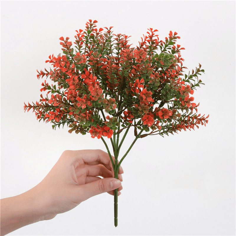 Fausse Fleur Balcon Rouge