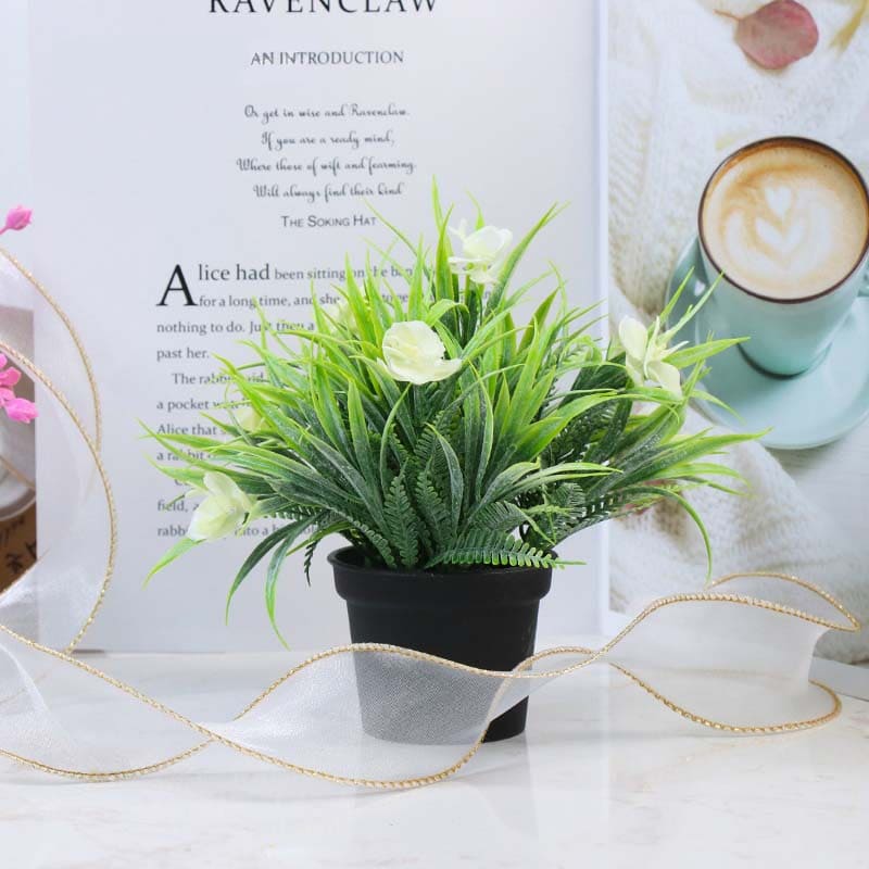 Fausse Petite Plante Vert Déco