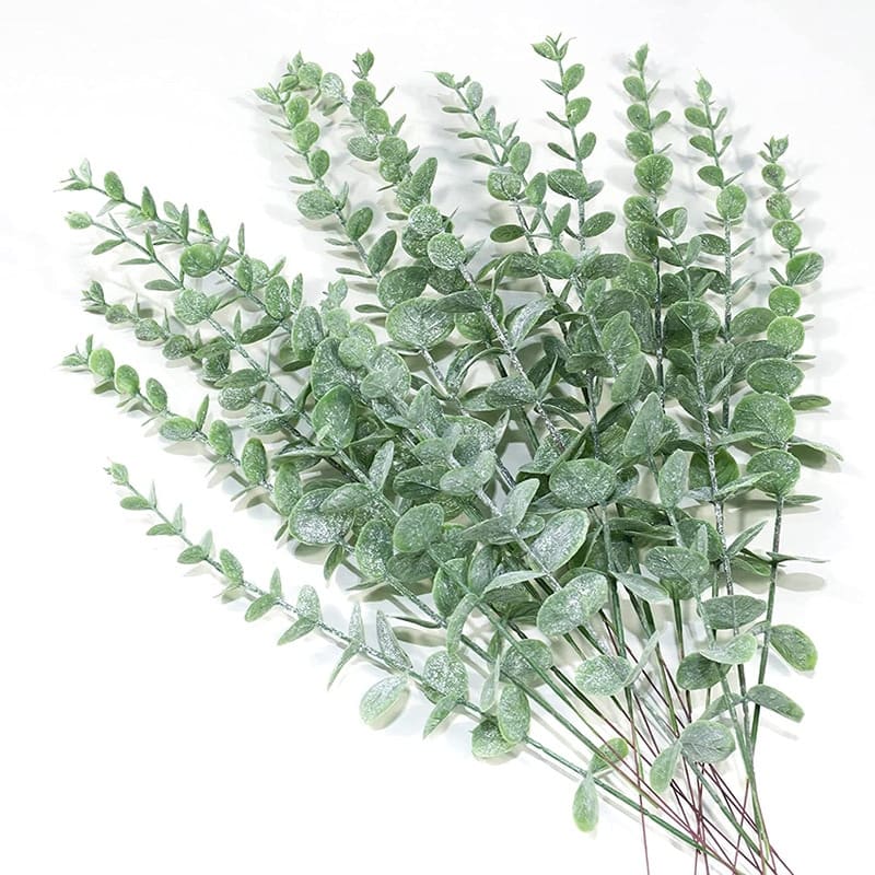 Feuille d'Eucalyptus Artificielle Vert Foncé