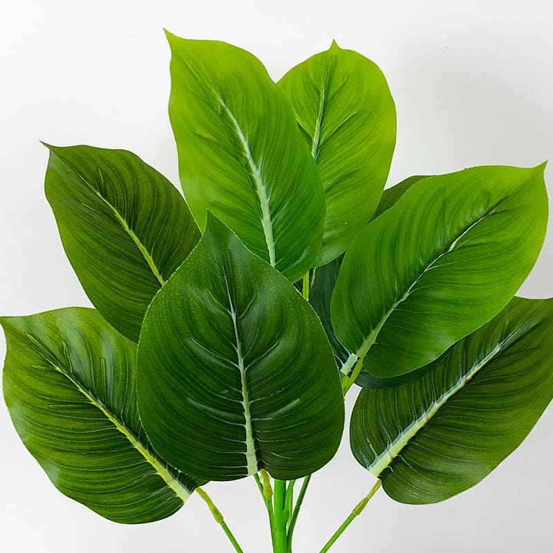 Feuilles Tropicales Artificielles 38cm 9 Feuilles