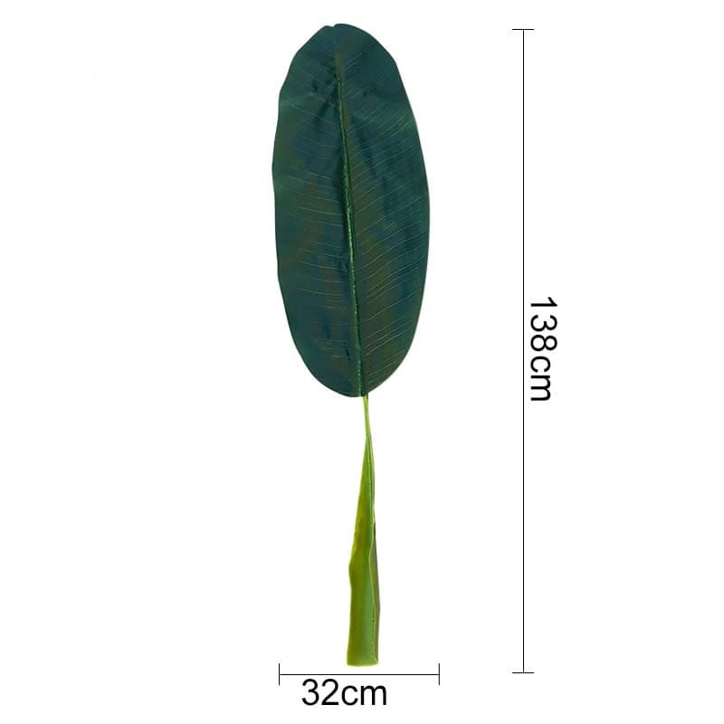 Feuilles de Bananier Artificielles 138cm x 32cm