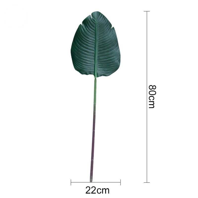 Feuilles de Bananier Artificielles 80cm x 22cm