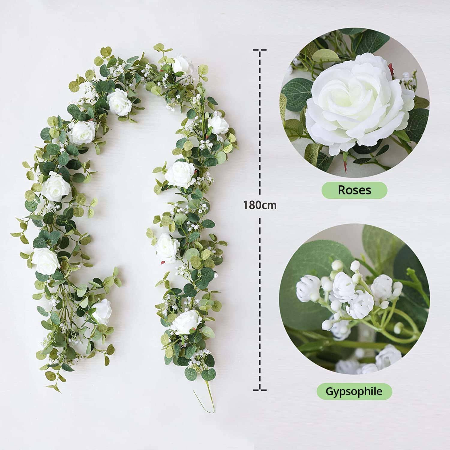 Guirlande Végétale Artificielle Mariage Dimensions