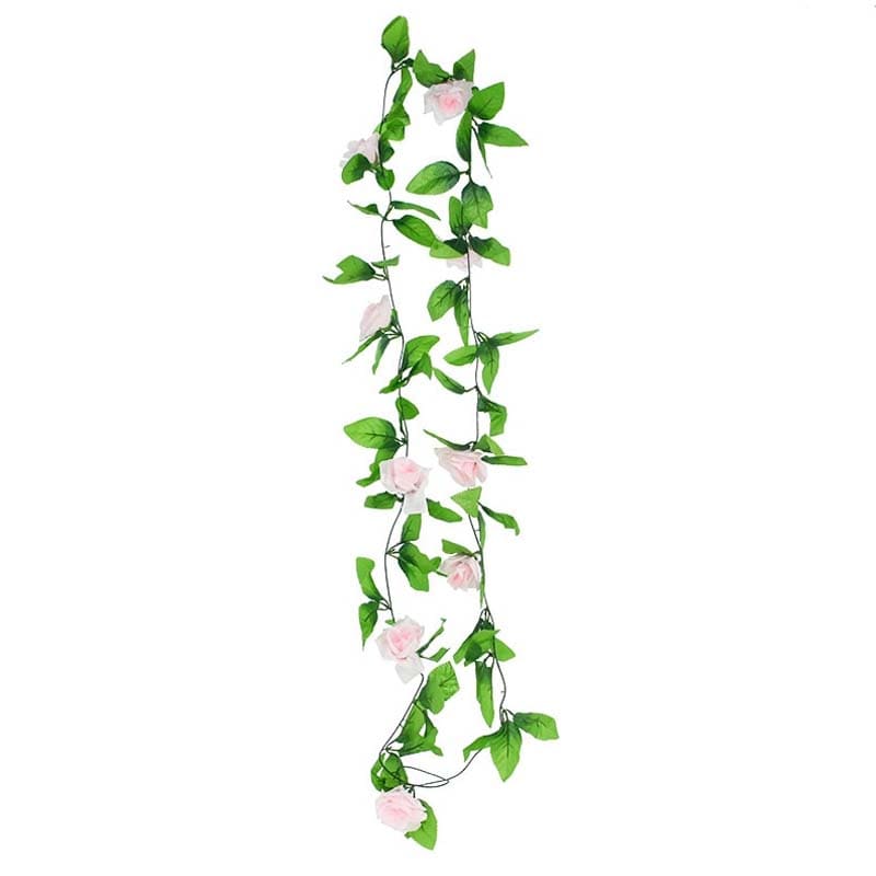 Guirlande de Fleurs Rose Clair