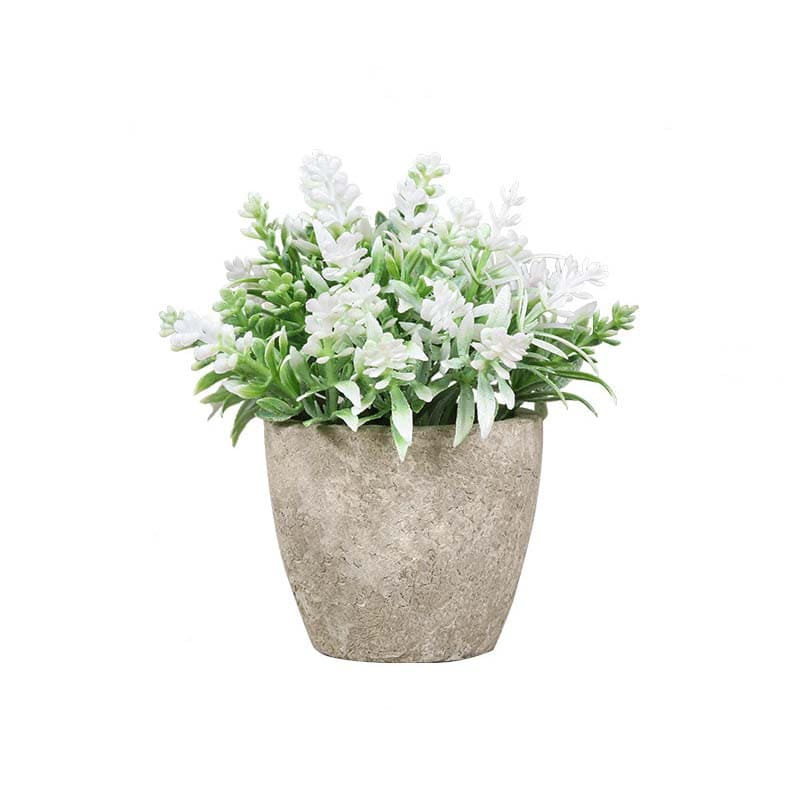 Mini Fleur Artificielle Blanc