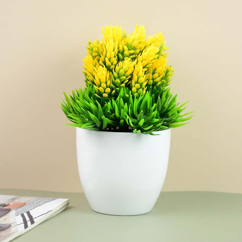 Petite Plante Artificielle Deco Jaune