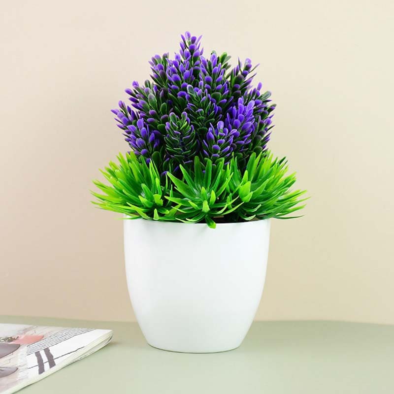 Petite Plante Artificielle Deco Violet