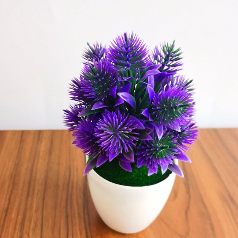 Petite Plante Artificielle pas Cher Violette En Pot