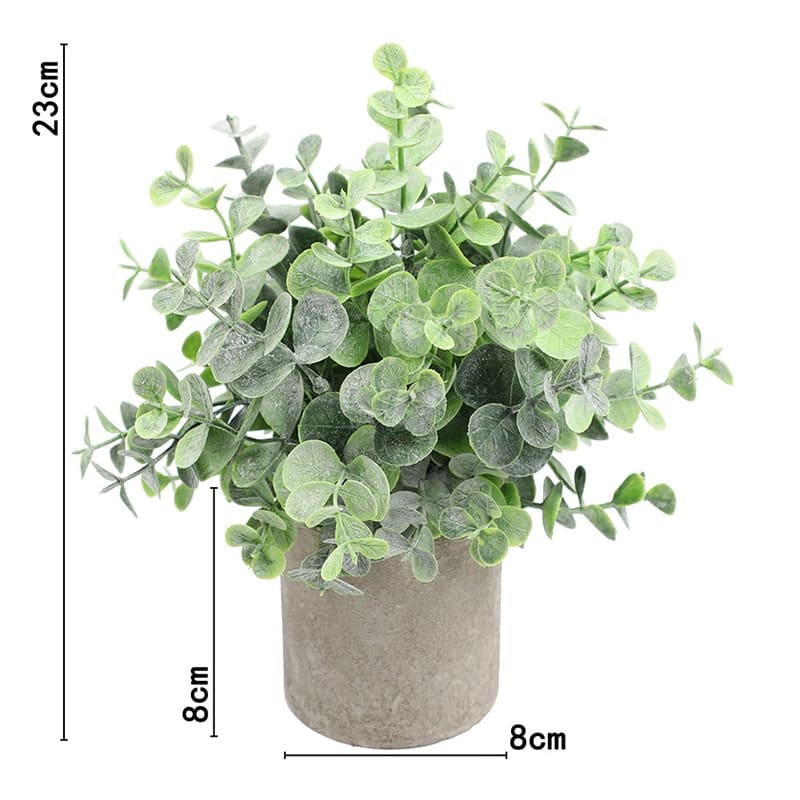 Plante Artificielle en Pot Fausse Petite Plante Dimensions