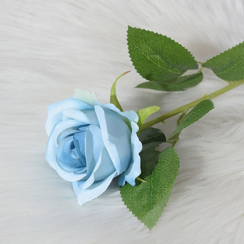 Rose Bleue Artificielle Déco