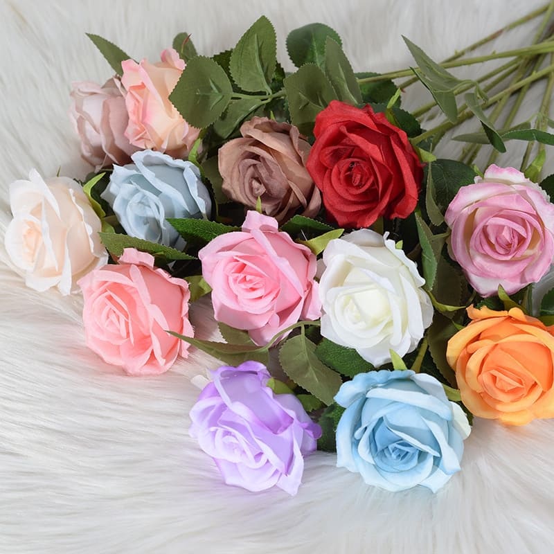 Rose Rouge Artificielle bouquet