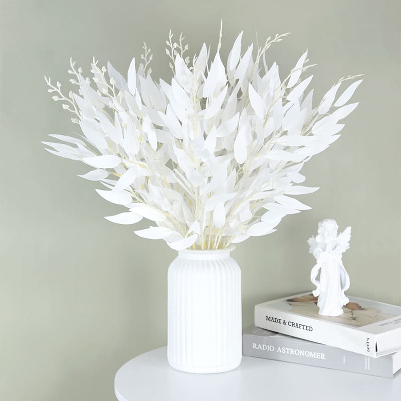 Saule artificiel blanc en pot