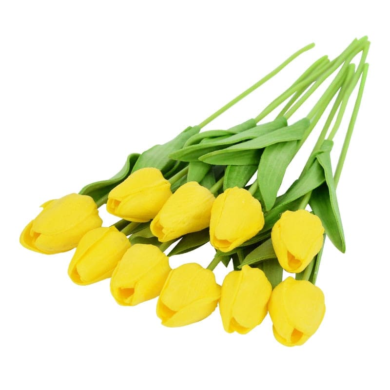 Tulipes Artificielles Jaune
