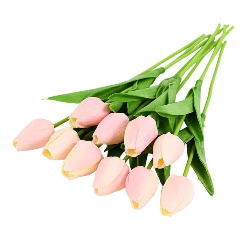 Tulipes Artificielles Rose Clair