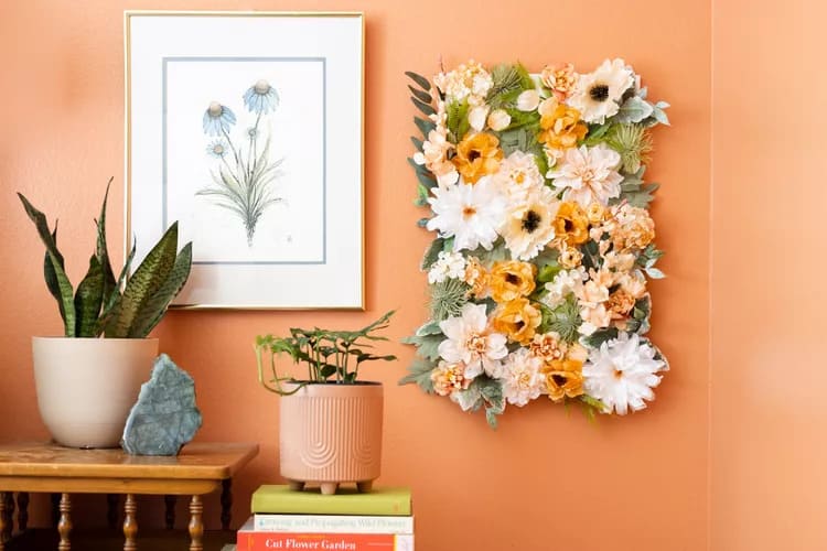 Comment faire un Mur de Fleurs Artificielles ?