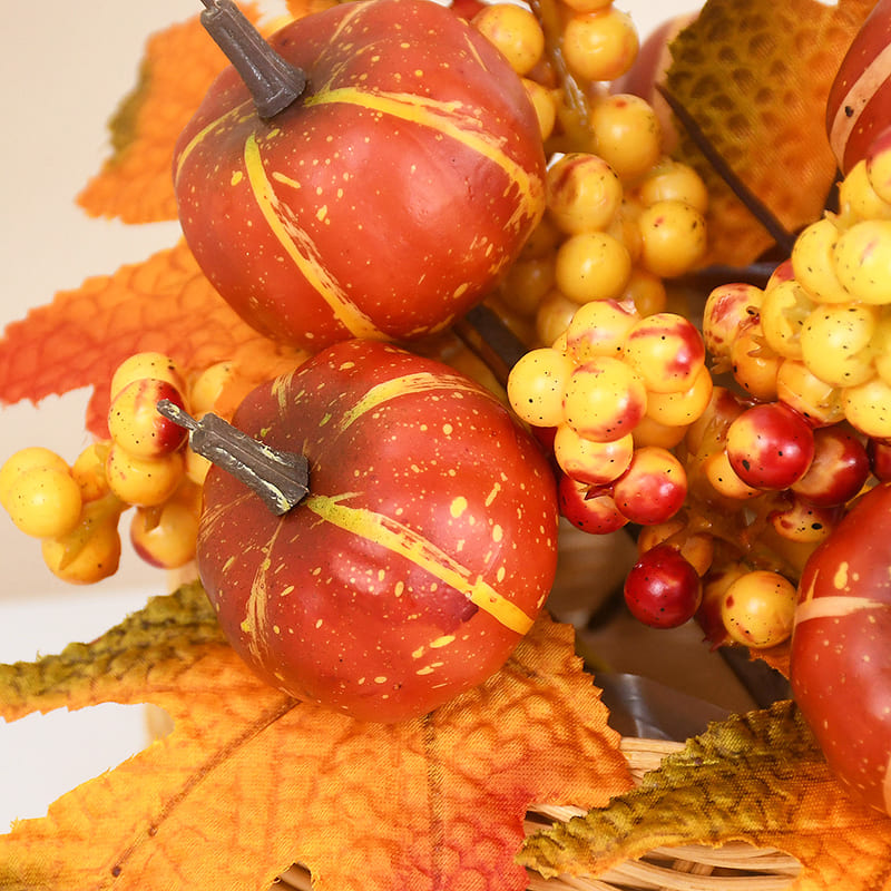 Feuille d'Érable Citrouille d'Halloween Détails