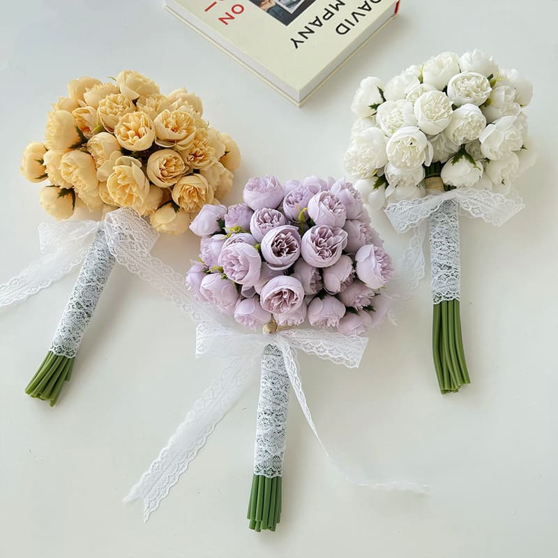 Bouquet Fausses Pivoines Mariage