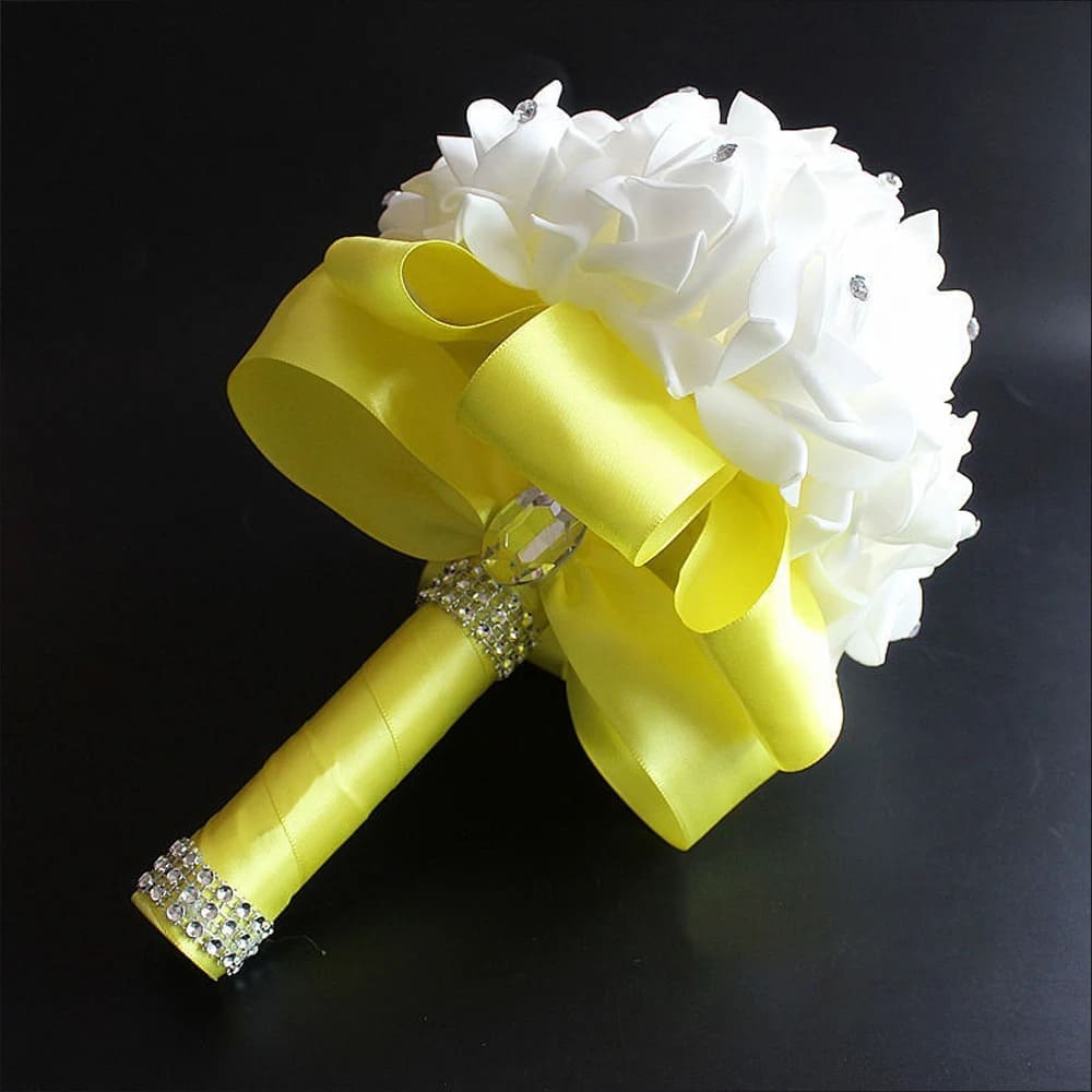 Bouquet Mariée Pas Cher Jaune