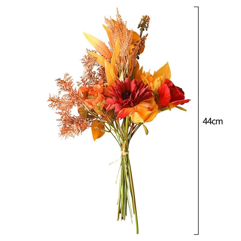 Bouquet de Fleurs Automne Orange
