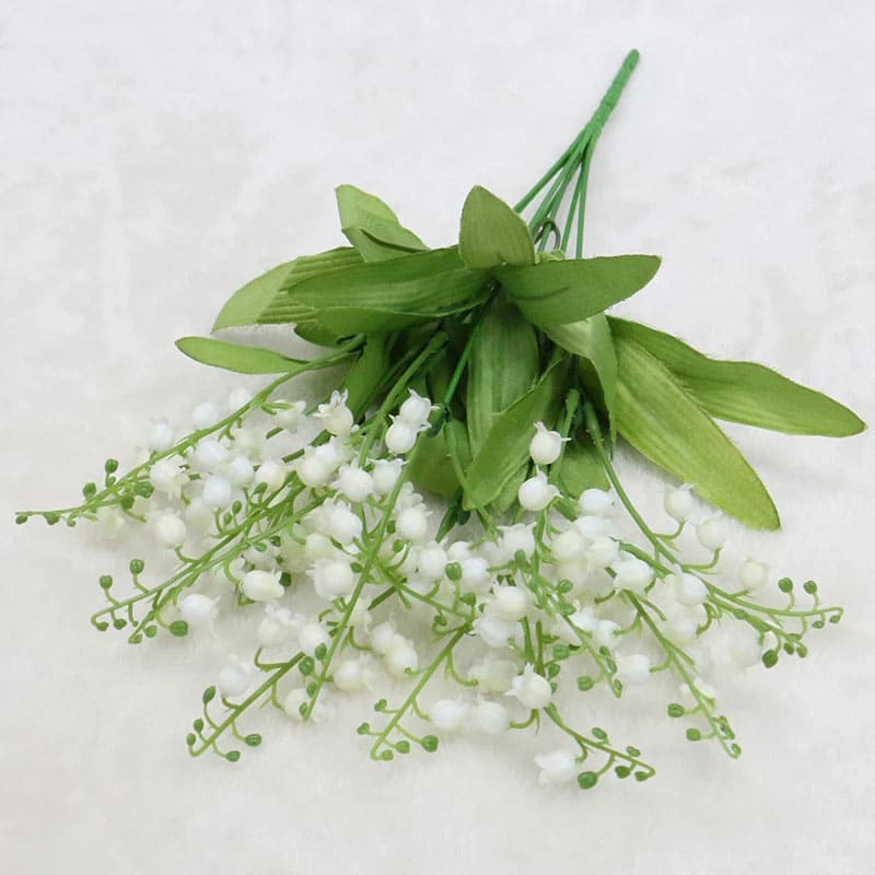 Bouquet de Muguet Artificiel Blanc