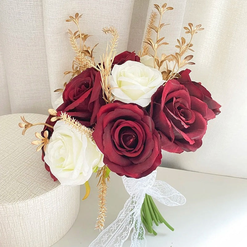 Bouquet de Rose Mariée | Plante Artificielle Déco