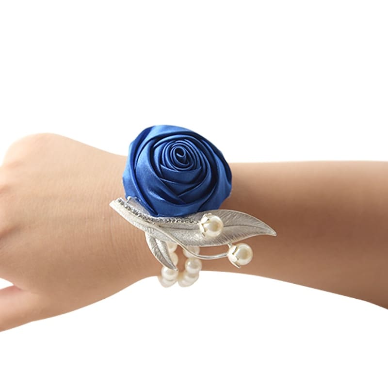 Bracelet de Rose Mariage Bleu