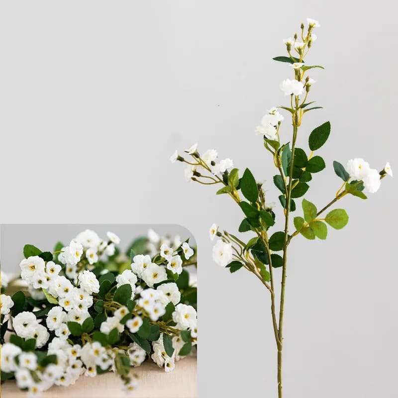 Branche Fleurs Artificielles Blanc