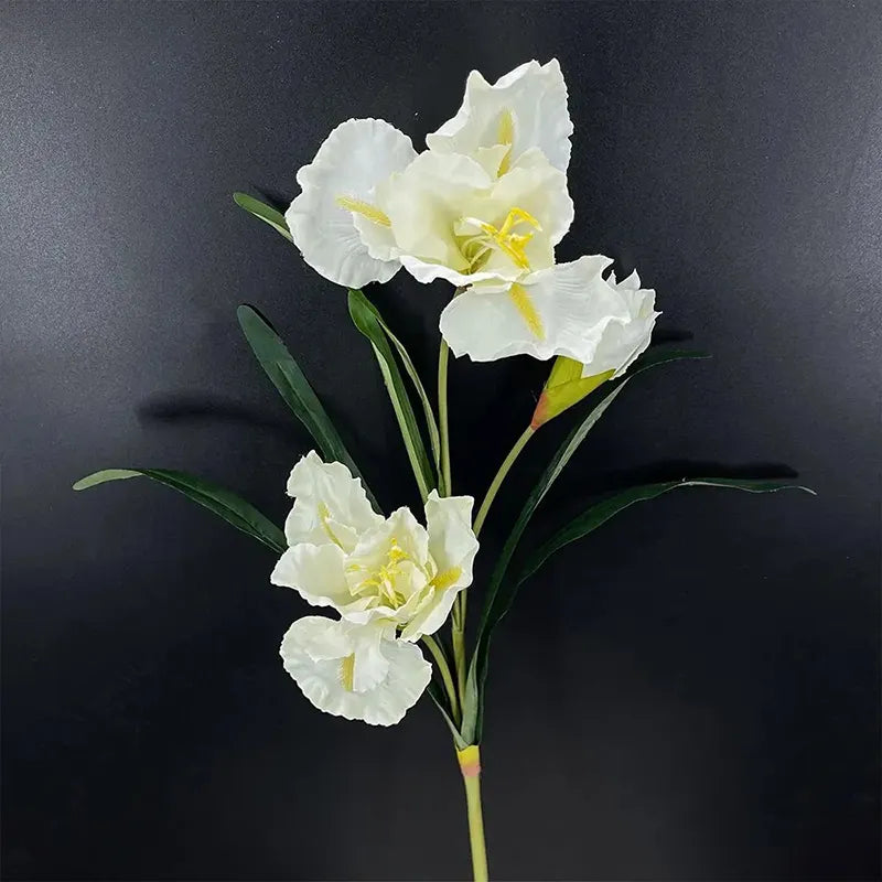Branche Iris Artificiel Blanc