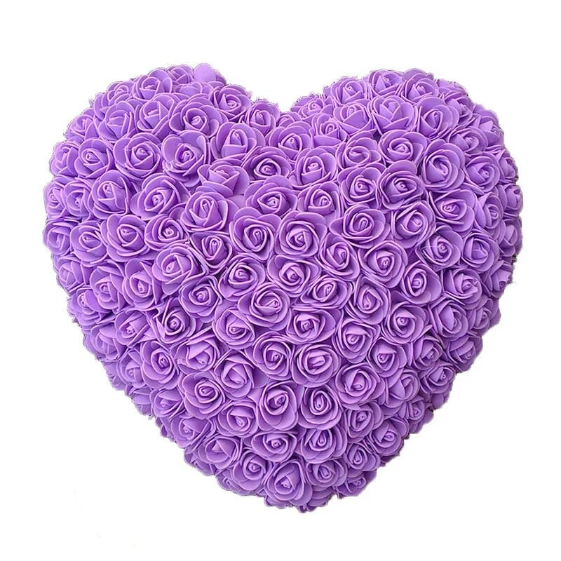 Coeur en Rose Violet