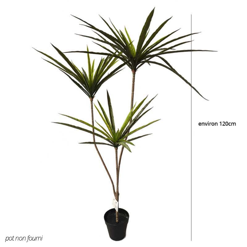 Dracaena Marginata Artificiel Feuilles Vertes