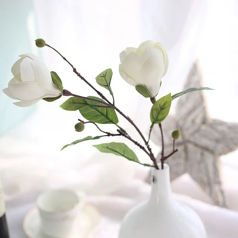 Faux Magnolia Fleurs