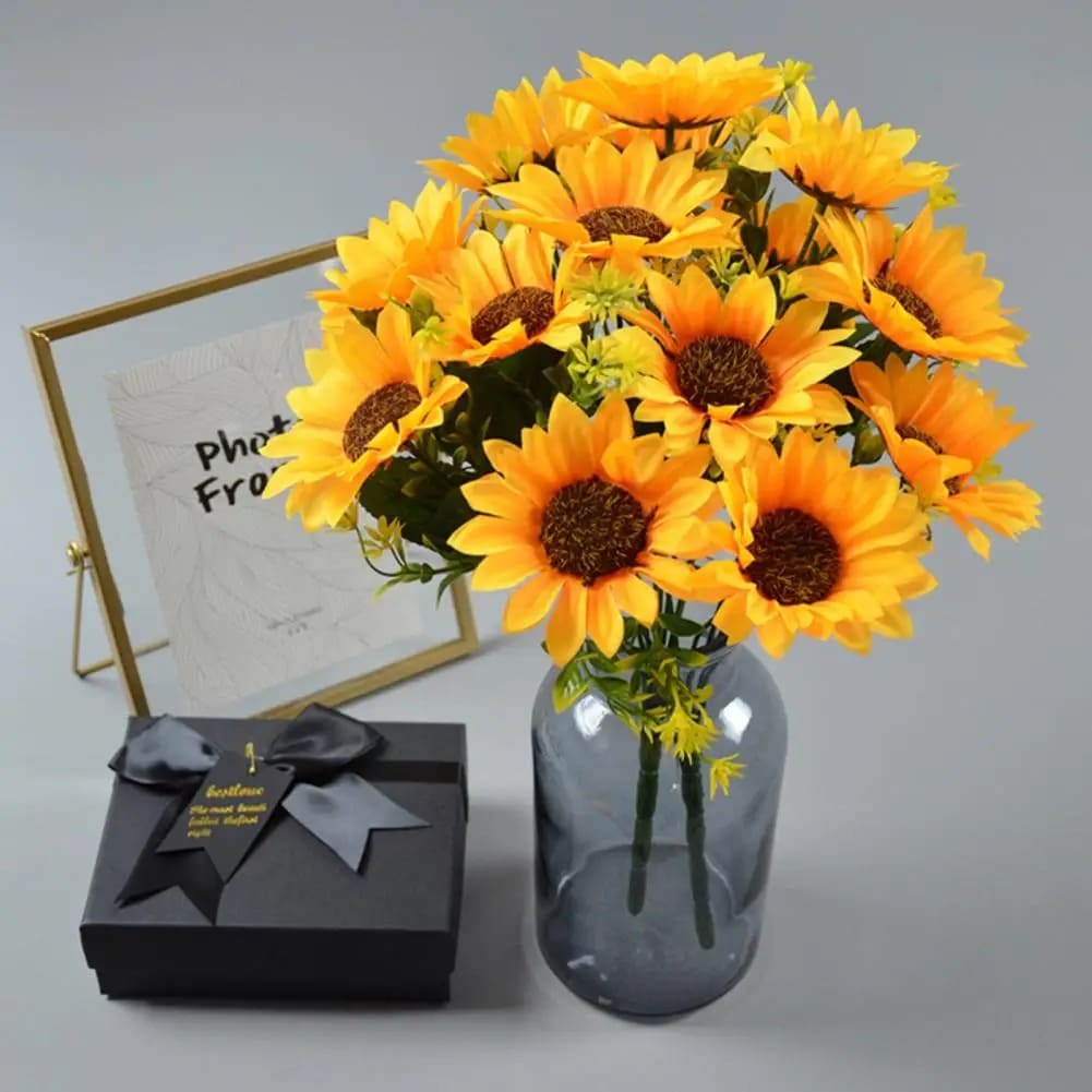 Faux Tournesol Bouquet