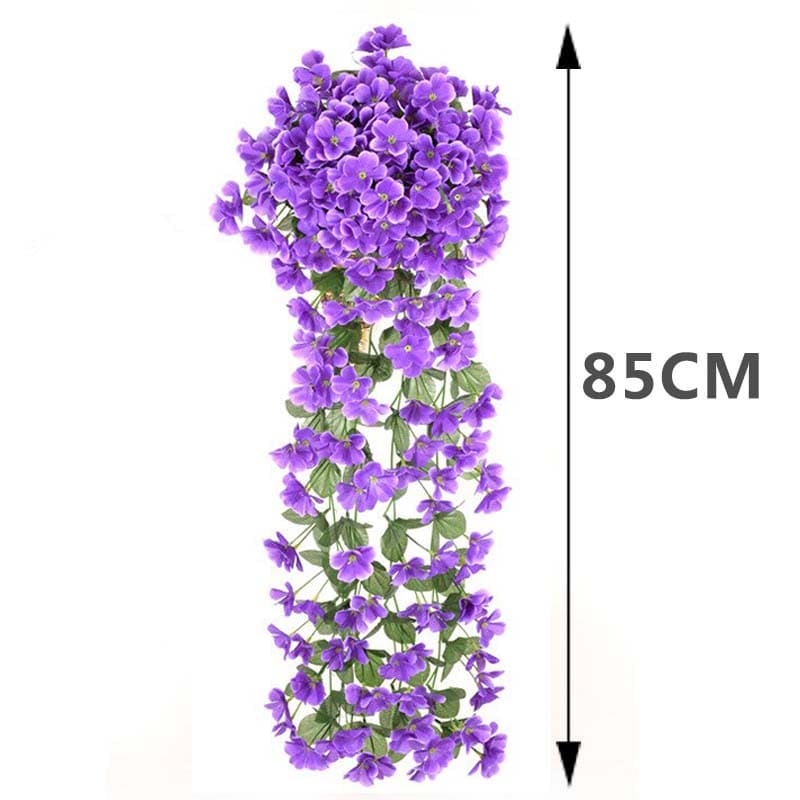 Fleurs Artificielles Suspendues Violet