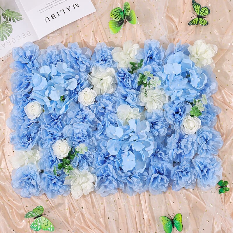 Fleurs Artificielles pour Extérieur Bleu et Blanc