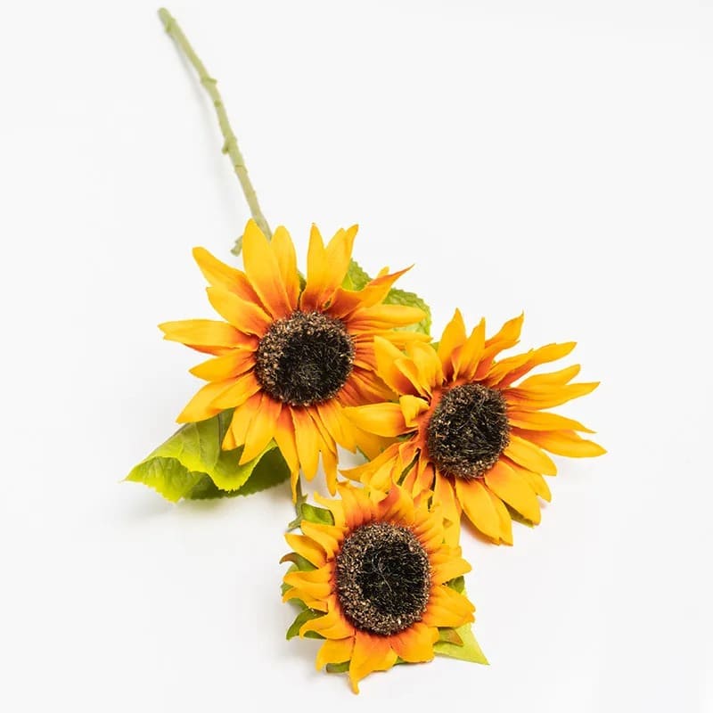 Grands Tournesols Artificiels Orange