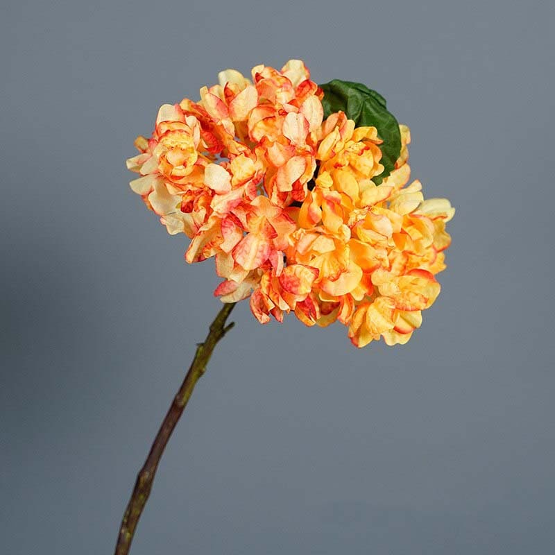 Hortensia Artificiel Orange