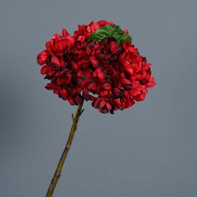 Hortensia Artificiel Rouge