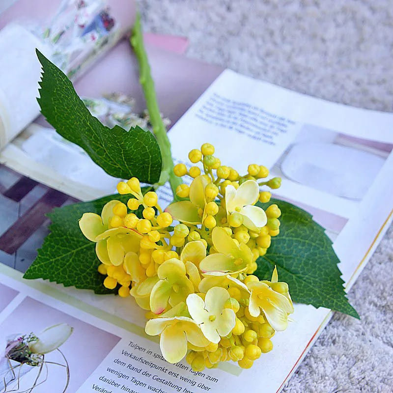 Hortensia Branche Jaune