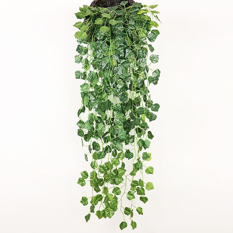 Plante Artificielle Retombante - 2 Pièces Fausse Feuilles de Lierre Murale  pour Intérieur Extérieur, Déco Verdure pour Salon Jardin Mariage