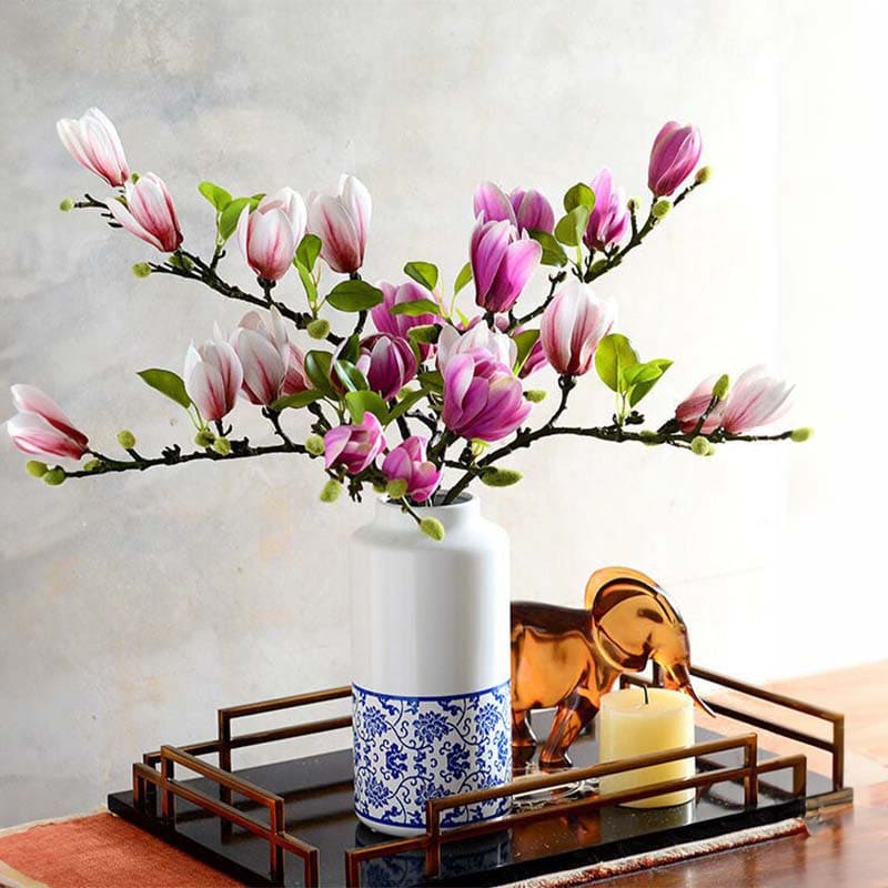 Magnolia Artificiel Vase