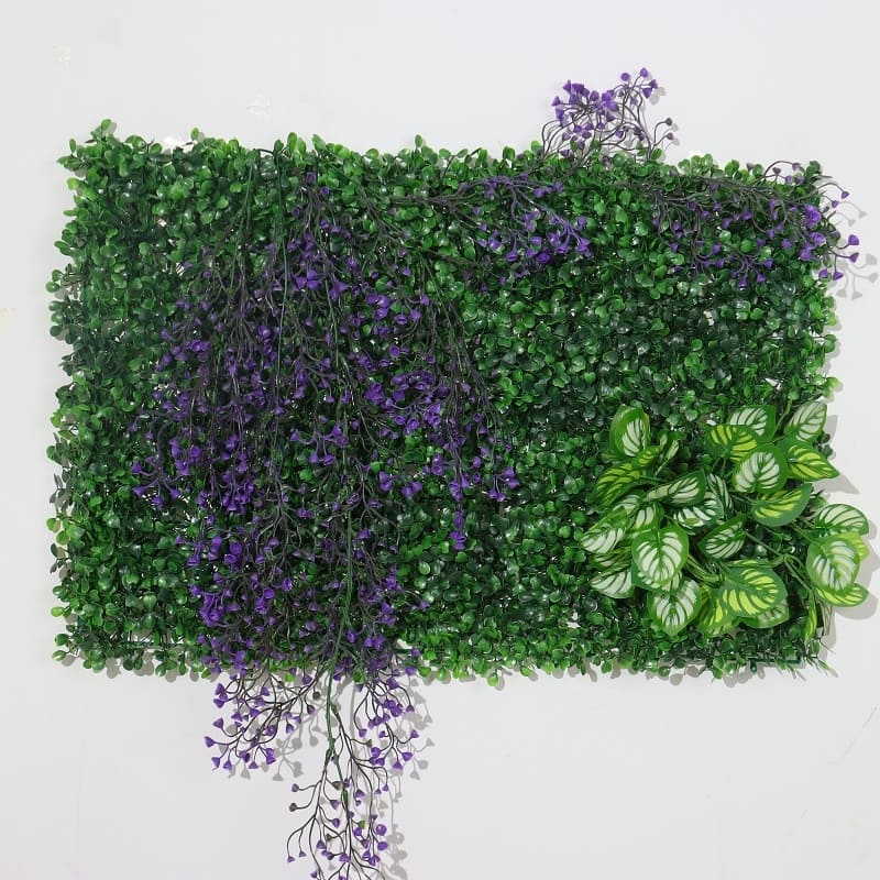 Mur Végétal Synthétique Fleurs