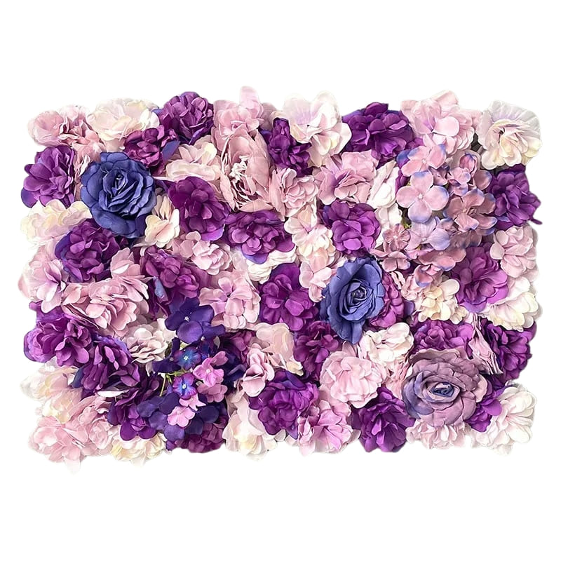 Mur de Fleurs Intérieur Violet et Mauve