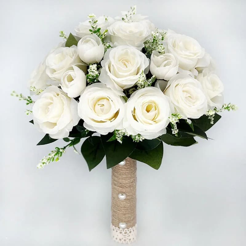 Petit Bouquet Mariage Civil Blanc