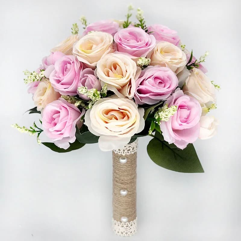 Petit Bouquet Mariage Civil Rose