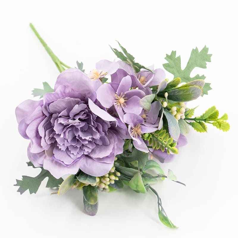 Petit Bouquet de Fleurs Mariage Violet Clair