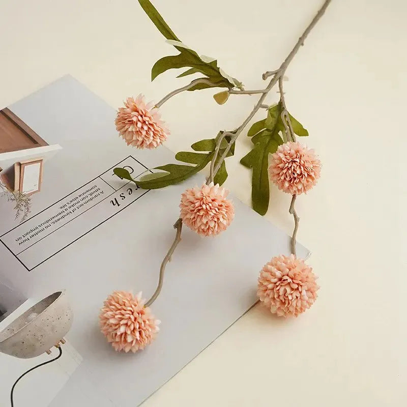 Pissenlits Artificiels Rose Clair