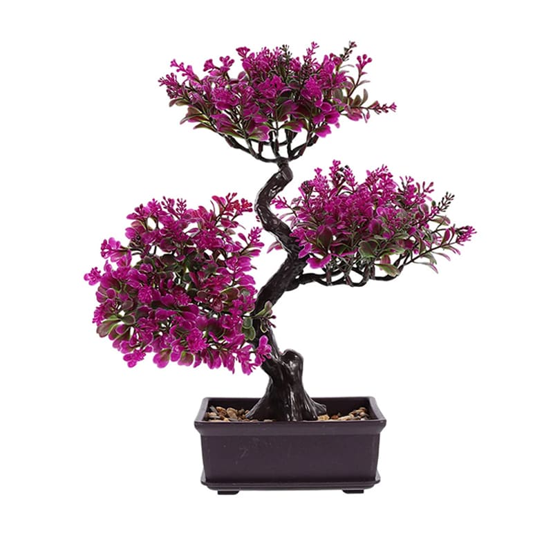 Plante Artificielle Bonsaï Mauve