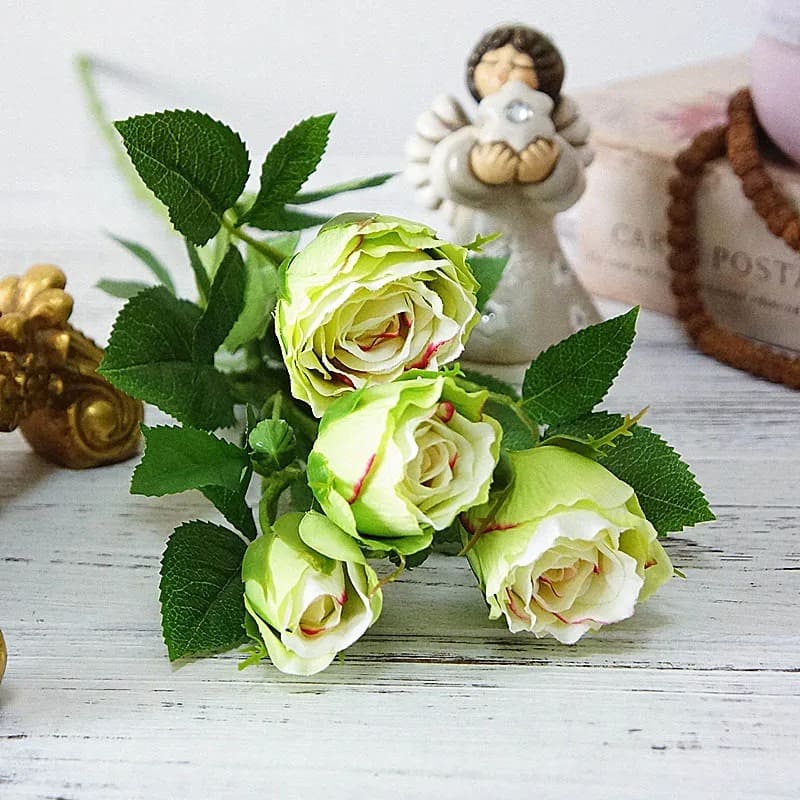 Rose Synthétique Vert