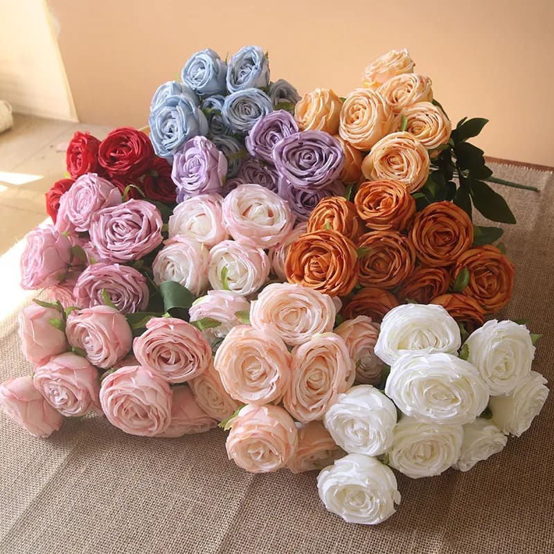 Roses Artificielles Mariage Bouquet