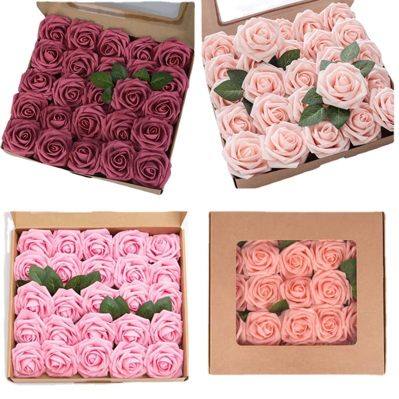 Roses Artificielles en Mousse